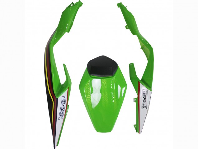 Descuento Carenados Moto Kawasaki ZX6R 2023-2025 - Verde Negro Rojo Amarillo Dunlop