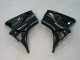 Descuento Carenados Moto Honda CBR600RR 2003-2004 - Negro Brillante Rojo Calcomanías