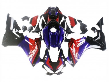Descuento Carenados Moto Honda CBR1000RR 2017-2023 - Rojo Azul Negro Brillante