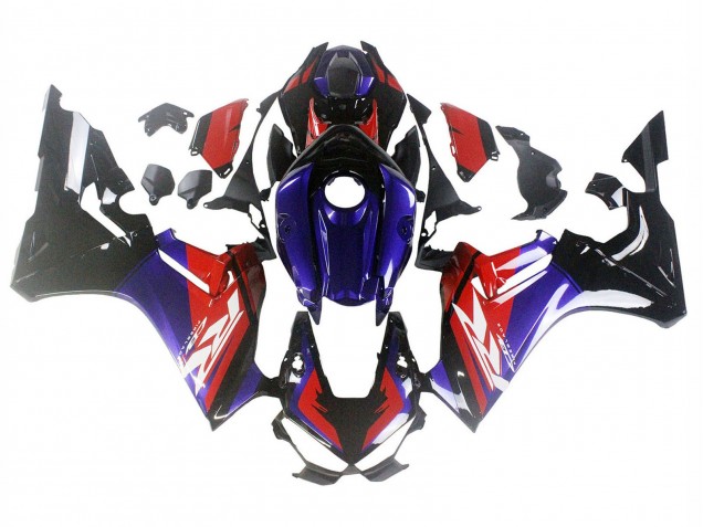 Descuento Carenados Moto Honda CBR1000RR 2017-2023 - Rojo Azul Negro Brillante