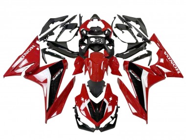 Descuento Carenado Moto Honda CBR500R 2022-2023 - Rojo Blanco Negro