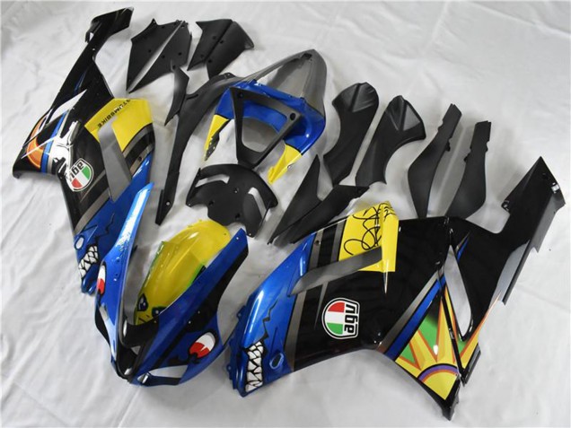 Descuento Carenados Moto Kawasaki ZX6R 2007-2008 - Azul Tiburón