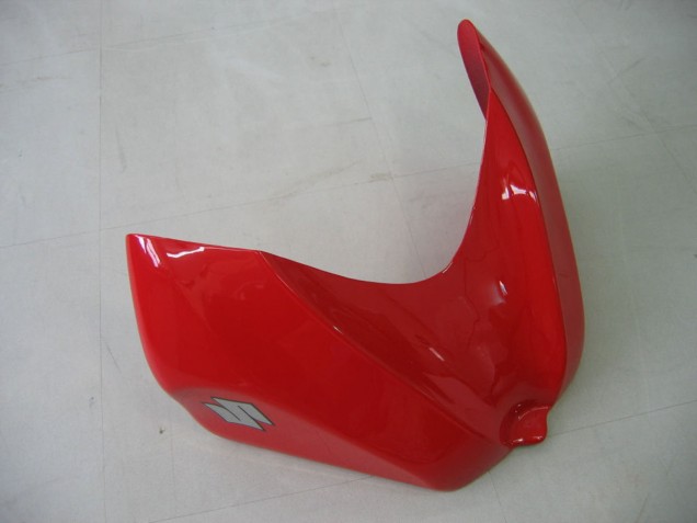 Descuento Carenado Moto Suzuki GSXR 600 / GSXR 750 2006-2007 - Blanco Rojo Negro Brillante