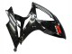 Descuento Carenados Moto Suzuki GSXR 600 / GSXR 750 2006-2007 - Negro Brillante Plata Rojo