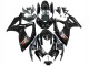 Descuento Carenados Moto Suzuki GSXR 600 / GSXR 750 2006-2007 - Negro Brillante Plata Rojo