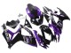 Descuento Kits Carenado Moto Suzuki GSXR 600 / GSXR 750 2006-2007 - Púrpura Negro Brillante