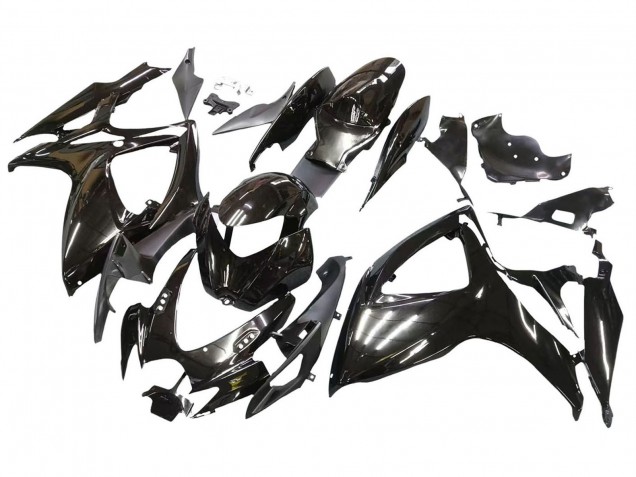 Descuento Carenados Moto Suzuki GSXR 600 / GSXR 750 2006-2007 - Negro Brillante