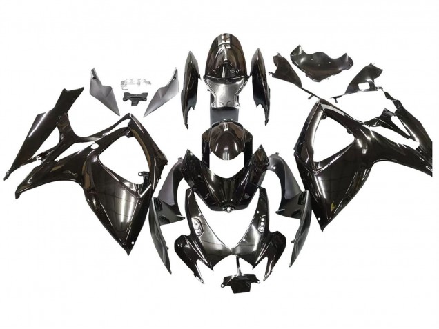 Descuento Carenados Moto Suzuki GSXR 600 / GSXR 750 2006-2007 - Negro Brillante