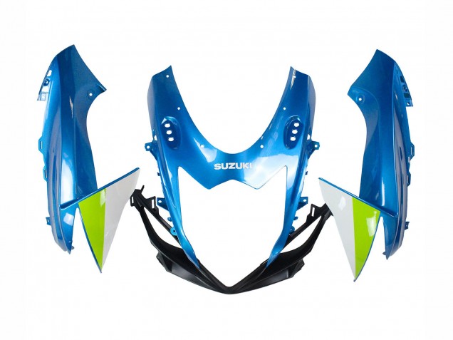 Descuento Carenados Moto Suzuki GSXR 600 / GSXR 750 2011-2024 - Azul Claro Verde Blanco Rojo
