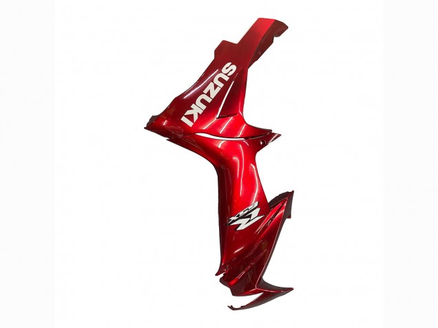 Descuento Carenados Moto Suzuki GSXR 600 / GSXR 750 2011-2024 - Rojo Blanco Calcomanía