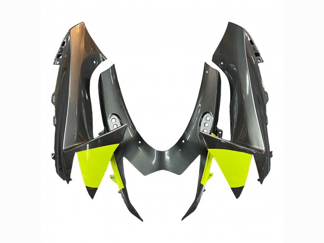 Descuento Carenados Moto Suzuki GSXR 600 / GSXR 750 2011-2024 - Plata Amarillo Negro
