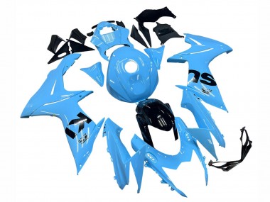 Descuento Carenados Moto Suzuki GSXR 600 / GSXR 750 2011-2024 - Azul Claro Negro