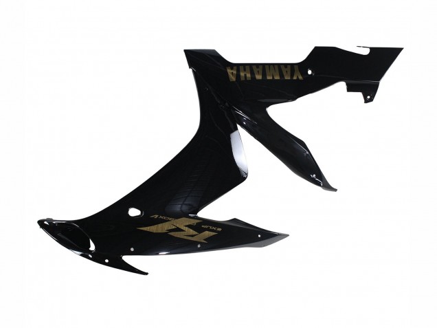 Descuento Carenados Moto Yamaha YZF 1000 R1 2004-2006 - Negro Brillante Oro Calcomanías