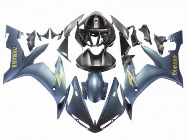 Descuento Carenados Moto Yamaha YZF 1000 R1 2004-2006 - Azul Oscuro Oro Calcomanías