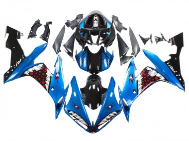 Descuento Carenados Moto Yamaha YZF 1000 R1 2004-2006 - Azul Negro Rojo Blanco Tiburón