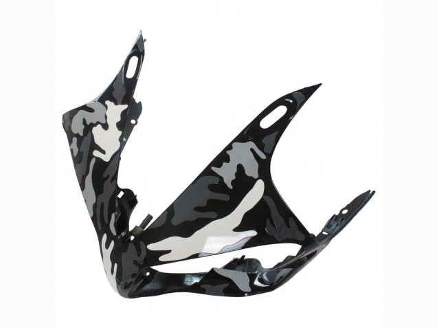 Descuento Carenados Moto Yamaha YZF 1000 R1 2007-2008 - Gris Blanco Camouflage Tiburón
