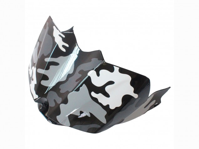 Descuento Carenados Moto Yamaha YZF 1000 R1 2007-2008 - Gris Blanco Camouflage Tiburón