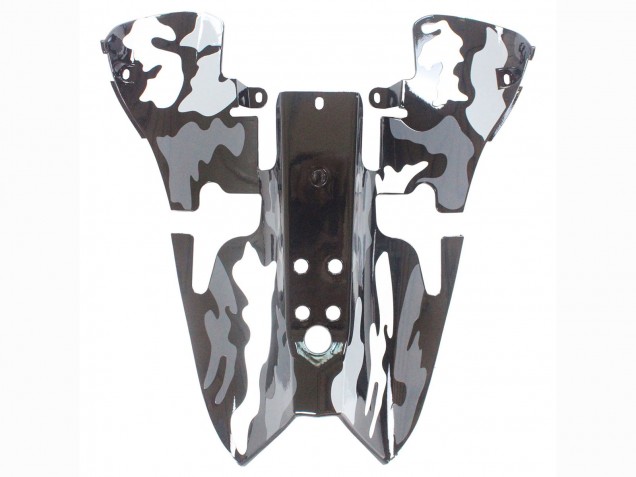 Descuento Carenados Moto Yamaha YZF 1000 R1 2007-2008 - Gris Blanco Camouflage Tiburón