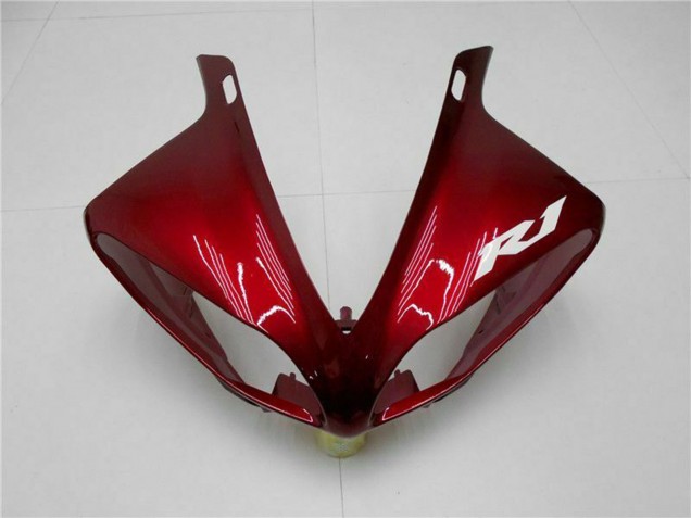 Descuento Carenados Moto Yamaha YZF 1000 R1 2009-2011 - Rojo Negro Mate