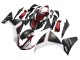 Descuento Carenados Moto Yamaha YZF 1000 R1 2009-2011 - Rojo Blanco Negro Mate