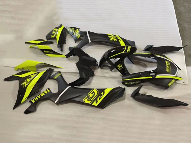 Descuento Carenados Moto Yamaha YZF 1000 R1 2020-2025 - Negro Brillante Fluorescent Amarillo