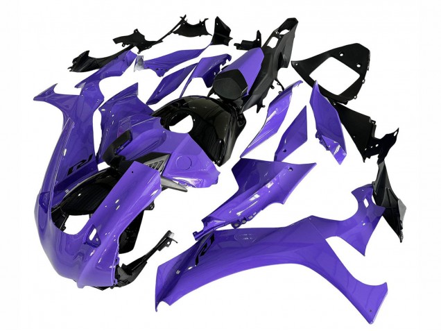 Descuento Carenados Moto Yamaha YZF 1000 R1 2020-2025 - Púrpura Negro Brillante