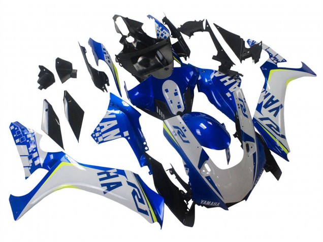 Descuento Carenados Moto Yamaha YZF 1000 R1 2020-2025 - Blanco Azul Neon Amarillo Negro Brillante