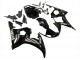 Descuento Carenados Moto Yamaha YZF R6S 2006-2009 - Negro Brillante Blanco Calcomanías