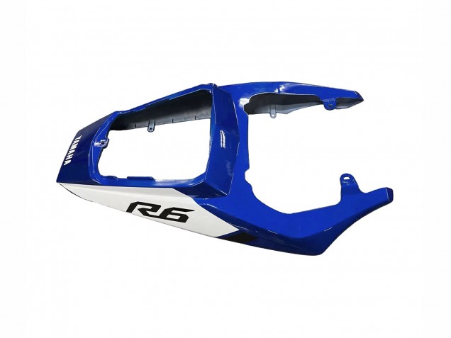 Descuento Carenados Moto Yamaha YZF R6S 2006-2009 - Azul Blanco Negro Brillante Yamalube
