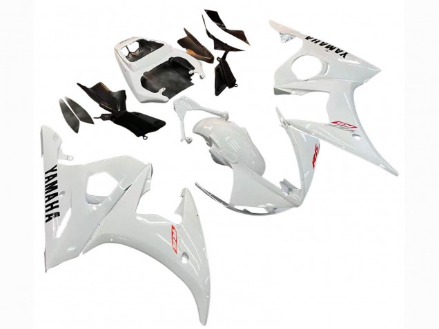 Descuento Kits Carenado Moto Yamaha YZF R6S 2006-2009 - Blanco