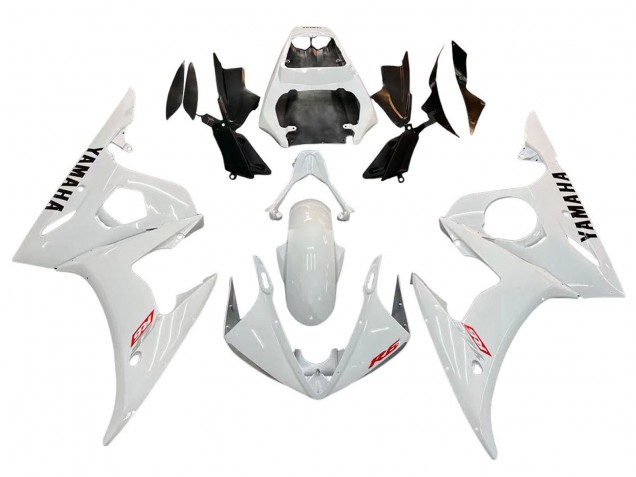 Descuento Kits Carenado Moto Yamaha YZF R6S 2006-2009 - Blanco