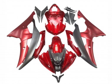 Descuento Carenados Moto Yamaha YZF 600 R6 2008-2016 - Rojo Gris