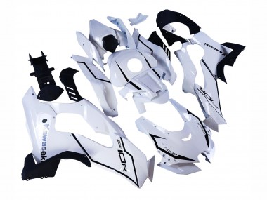 Descuento Carenados Moto Kawasaki ZX10R 2021-2025 - Blanco Negro