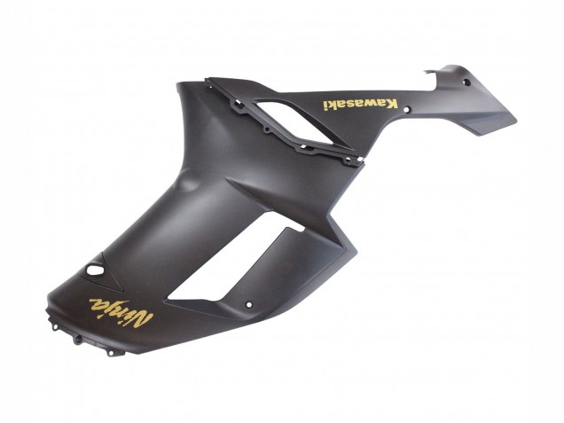 Descuento Carenados Moto Kawasaki ZX6R 2007-2008 - Negro Mate Amarillo Logo Ninja