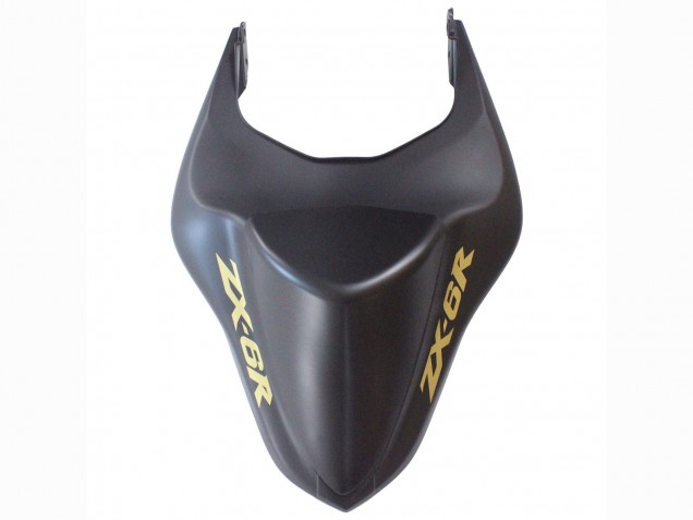 Descuento Carenados Moto Kawasaki ZX6R 2007-2008 - Negro Mate Amarillo Logo Ninja