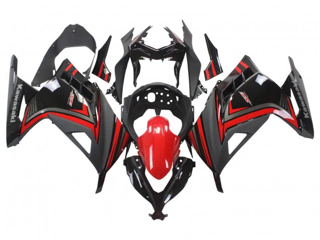 Descuento Carenados Moto Kawasaki EX300 2013-2024 - Rojo Negro