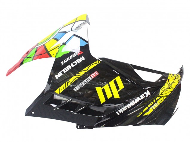 Descuento Carenados Moto Kawasaki EX300 2013-2024 - Negro Brillante Amarillo Rojo Verde Azul Blanco