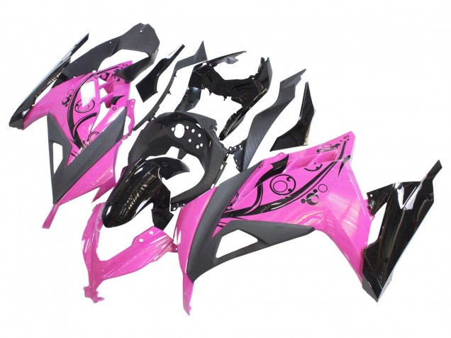 Descuento Carenados Moto Kawasaki EX300 2013-2024 - Rosa Negro