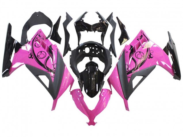 Descuento Carenados Moto Kawasaki EX300 2013-2024 - Rosa Negro