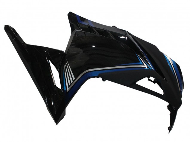 Descuento Carenados Moto Kawasaki EX300 2013-2024 - Negro Brillante Azul