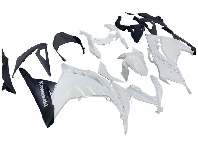 Descuento Carenados Moto Kawasaki EX300 2013-2024 - Blanco Negro