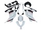 Descuento Carenados Moto Kawasaki EX300 2013-2024 - Blanco Rojo Negro