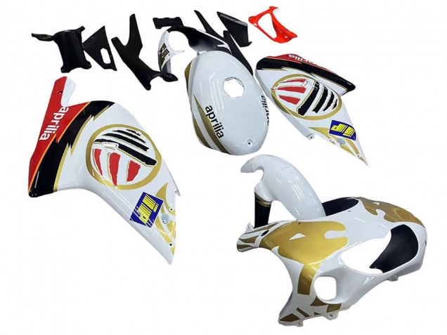 Descuento Carenados Moto Aprilia RS125 2000-2005 - Blanco Amarillo Rojo