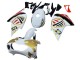 Descuento Carenados Moto Aprilia RS125 2000-2005 - Blanco Amarillo Rojo