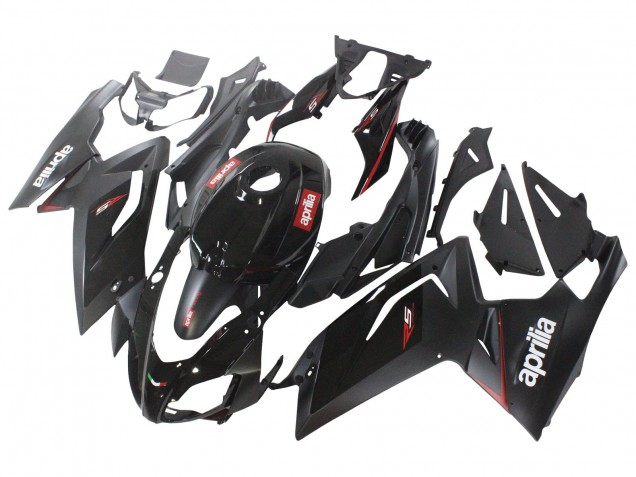Descuento Carenados Moto Aprilia RS125 2006-2011 - Negro Brillante Rojo Blanco Calcomanía