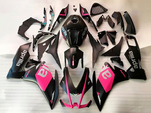 Descuento Carenados Moto Aprilia RS125 2006-2011 - Negro Mate Rosa