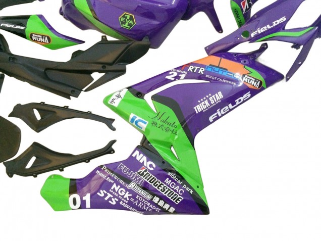 Descuento Carenados Moto Aprilia RS125 2006-2011 - Púrpura Verde Rojo