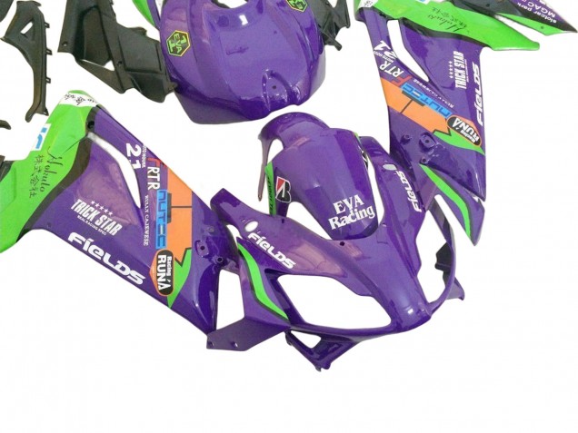 Descuento Carenados Moto Aprilia RS125 2006-2011 - Púrpura Verde Rojo