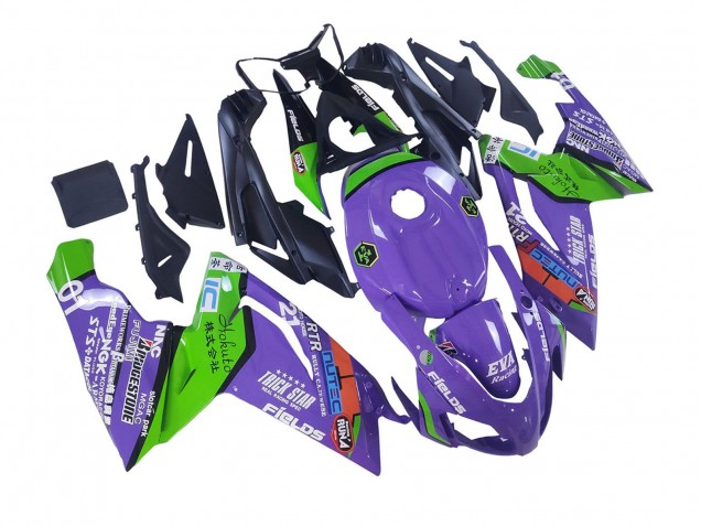 Descuento Carenados Moto Aprilia RS125 2006-2011 - Púrpura Verde Rojo