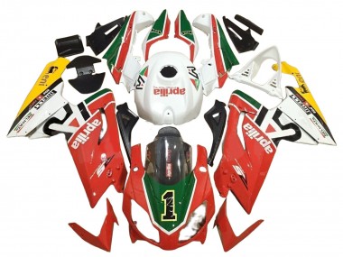 Descuento Carenados Moto Aprilia RS125 2006-2011 - Blanco Rojo Verde